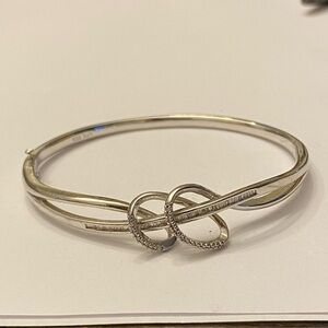 Sterling And Diamond Bracelet